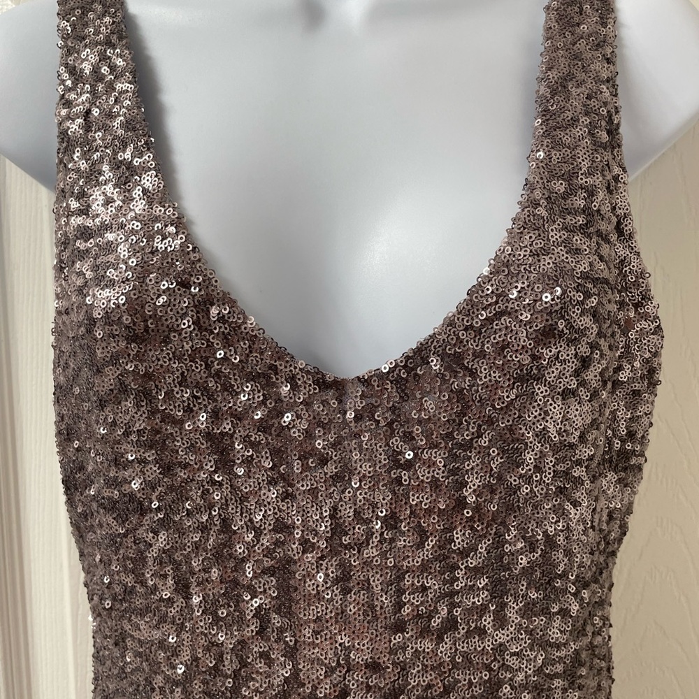 Velvet Brand Sequin Sleeveless Party Dress - Rose/Pale Purple - Picture 2 of 11